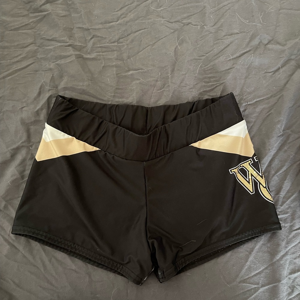 World Cup black and gold shorts